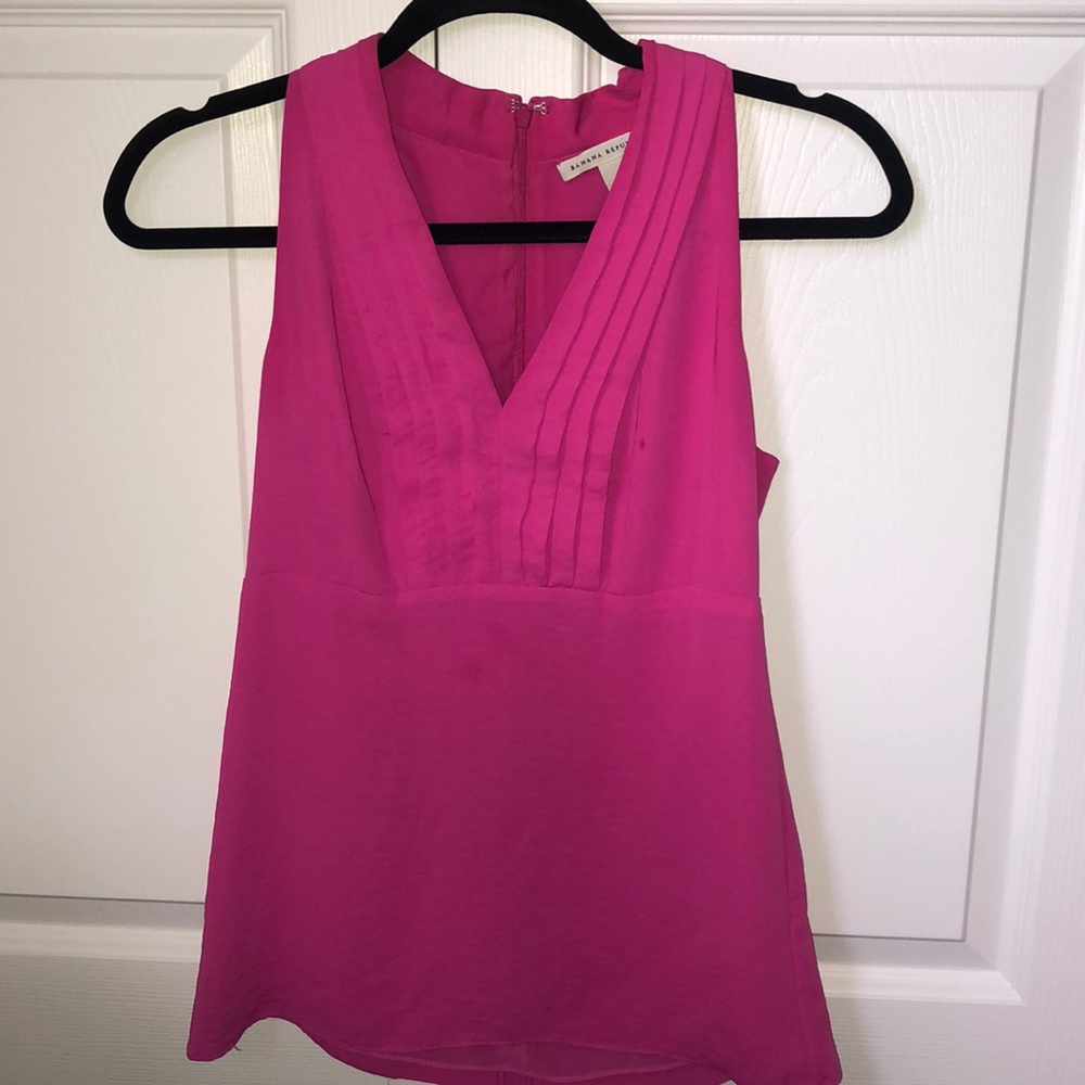 Banana Republic sleeveless blouse pink size 0